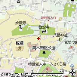 千葉県佐倉市鏑木町229-1周辺の地図