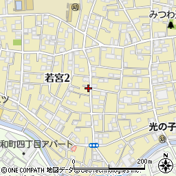 東京都中野区若宮2丁目28-12周辺の地図