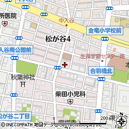 東京都台東区松が谷4丁目5周辺の地図