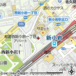 炎丸酒場 新小岩北口店周辺の地図