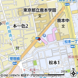 東京都江戸川区松本1丁目34周辺の地図