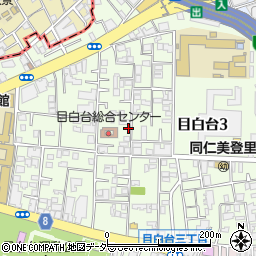 東京都文京区目白台3丁目18-32周辺の地図