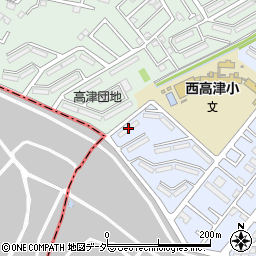 高津団地５街区１０号棟周辺の地図