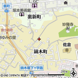 千葉県佐倉市鏑木町117-3周辺の地図