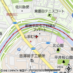 東京都江戸川区平井7丁目6周辺の地図