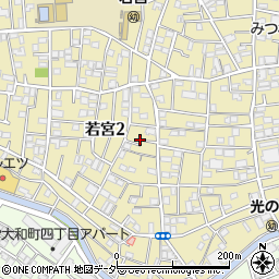 東京都中野区若宮2丁目28周辺の地図