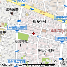 東京都台東区松が谷4丁目6-3周辺の地図