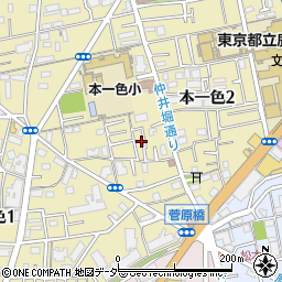 東京都江戸川区本一色2丁目4-22周辺の地図