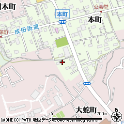 千葉県佐倉市本町104-6周辺の地図