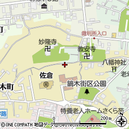 千葉県佐倉市鏑木町227周辺の地図