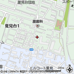 千葉県船橋市夏見台1丁目8-7周辺の地図