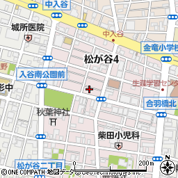 東京都台東区松が谷4丁目6-5周辺の地図
