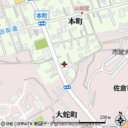 ＫＥｉＲＯＷ・訪問鍼灸マッサージ佐倉ステーション周辺の地図