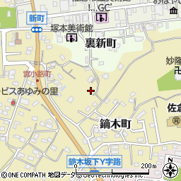 千葉県佐倉市鏑木町99周辺の地図