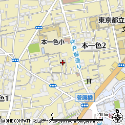東京都江戸川区本一色2丁目4-3周辺の地図