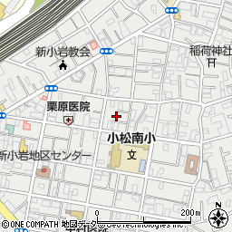 東京都葛飾区新小岩2丁目22周辺の地図