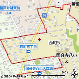 株式会社富士住建　国分寺ショールーム周辺の地図