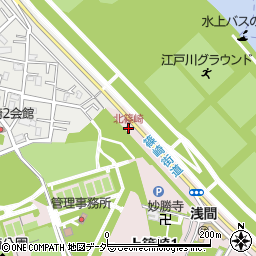 北篠崎周辺の地図