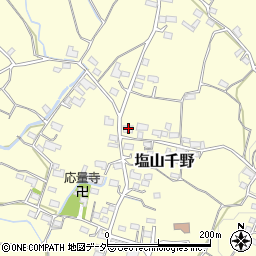 山梨県甲州市塩山千野1332周辺の地図