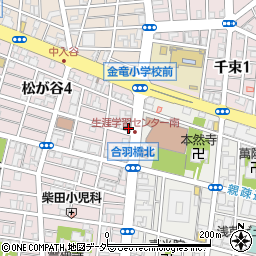 東京都台東区松が谷4丁目24-1周辺の地図