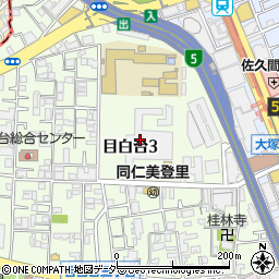 東京都文京区目白台3丁目28周辺の地図