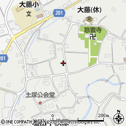 山梨県甲州市塩山中萩原2783周辺の地図