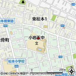 江戸川区立小岩第五中学校周辺の地図