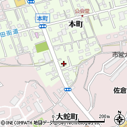 千葉県佐倉市本町112-5周辺の地図