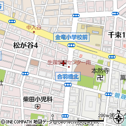 東京都台東区松が谷4丁目24-12周辺の地図