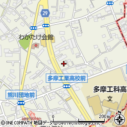 東京都福生市熊川253周辺の地図