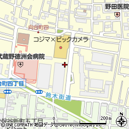 東京都西東京市向台町3丁目5周辺の地図