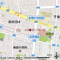 東京都台東区松が谷4丁目24-3周辺の地図