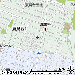 千葉県船橋市夏見台1丁目7-9周辺の地図