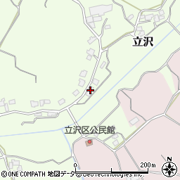 千葉県富里市立沢702周辺の地図