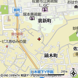 千葉県佐倉市鏑木町98周辺の地図