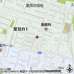 千葉県船橋市夏見台1丁目7-8周辺の地図