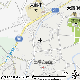 山梨県甲州市塩山中萩原2799周辺の地図