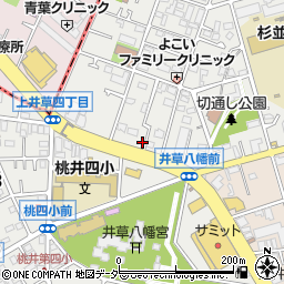 東京所沢線周辺の地図