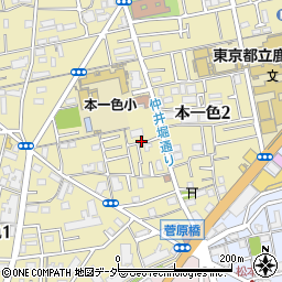 東京都江戸川区本一色2丁目4-4周辺の地図