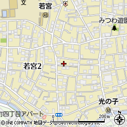 東京都中野区若宮2丁目10-4周辺の地図