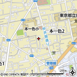 東京都江戸川区本一色2丁目4-5周辺の地図