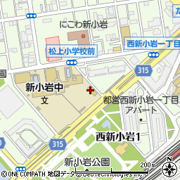 松上学童クラブ周辺の地図