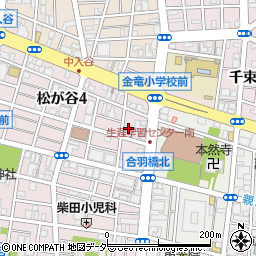 東京都台東区松が谷4丁目24-5周辺の地図