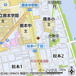 東京都江戸川区松本2丁目34-1周辺の地図