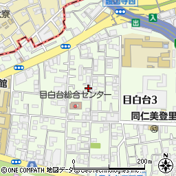 東京都文京区目白台3丁目18-29周辺の地図
