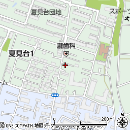 千葉県船橋市夏見台1丁目12-1周辺の地図