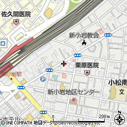 東京都葛飾区新小岩2丁目3周辺の地図