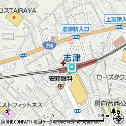 小川園志津店周辺の地図