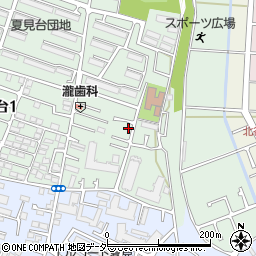 千葉県船橋市夏見台1丁目12-72周辺の地図