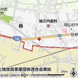 椙山材木店周辺の地図